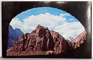Seller image for Tunnel View from lower end of the Zion-Mt. Carmel Tunnel - Postcard for sale by Argyl Houser, Bookseller