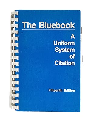 Seller image for A Uniform System of Citation. Fifteenth Edition. 1991 for sale by The Lawbook Exchange, Ltd., ABAA  ILAB