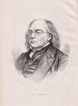 "M.J. Berkeley" - Miles Joseph Berkeley (1803-1889) Botaniker mycologist Mykologie botanist Pilzk...