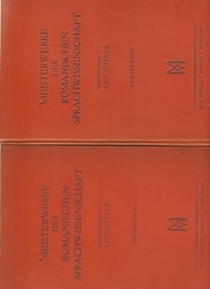 Imagen del vendedor de ( 2 BNDE ) Meisterwerke der Romanischen Sprachwissenschaft. Mit Beitrgen von G.J. Ascoli; Ch. Bally; O. Behagel; F. Brunot; K. Vossler - u.a. a la venta por Fundus-Online GbR Borkert Schwarz Zerfa