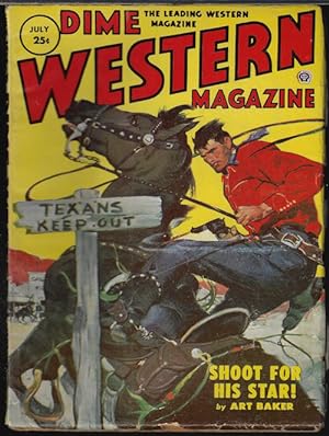 Seller image for DIME WESTERN Magazine: July 1953 for sale by Books from the Crypt