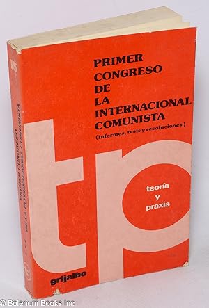 Seller image for Primer Congreso de la Internacional Comunista for sale by Bolerium Books Inc.