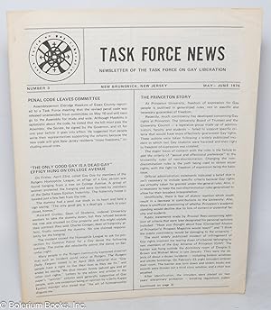 Task Force News: newsletter of the Task Force on Gay Liberation; #3, May-June, 1976