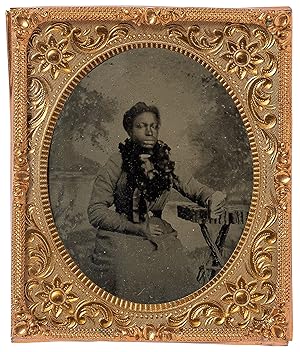 Seller image for [Ambrotype]: Sixth Plate Portrait of a Well-Dressed Black Woman for sale by Between the Covers-Rare Books, Inc. ABAA