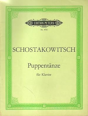 Bild des Verkufers fr Schostakowitsch. Puppentnze fr Klavier. zum Verkauf von Versandantiquariat Boller