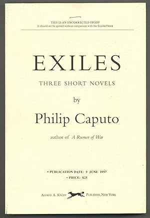 Seller image for Exiles: Three Short Novels for sale by Between the Covers-Rare Books, Inc. ABAA