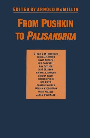 Seller image for From Pushkin to Palisandriia for sale by BuchWeltWeit Ludwig Meier e.K.