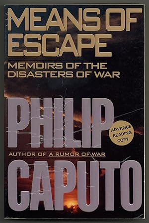Bild des Verkufers fr Means of Escape: Memoirs of the Disasters of War zum Verkauf von Between the Covers-Rare Books, Inc. ABAA