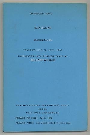 Bild des Verkufers fr Andromache: Tragedy in Five Acts, 1667 zum Verkauf von Between the Covers-Rare Books, Inc. ABAA