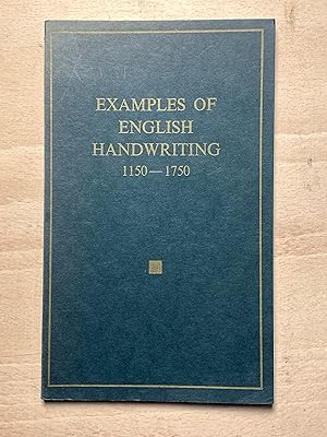 Image du vendeur pour Examples Of English Handwriting 1150 - 1750 mis en vente par Neo Books