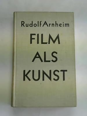 Seller image for Film als Kunst for sale by Celler Versandantiquariat