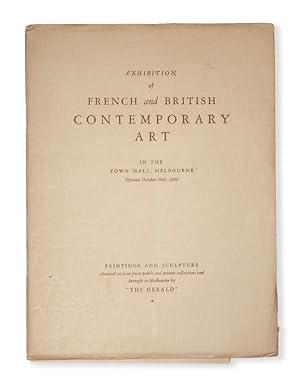 Seller image for Exhibition of French and British contemporary art for sale by Douglas Stewart Fine Books