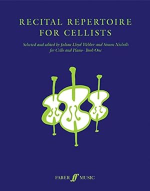 Bild des Verkufers fr Recital Repertoire for Cellists Book 1 (Cello and Piano) zum Verkauf von WeBuyBooks