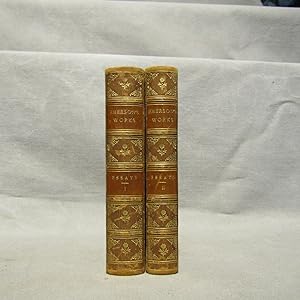 Ralph Waldo Emerson. Essays First and Second Series. 2 volumes Boston, 1887 in attractive three-q...