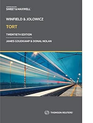 Seller image for Winfield and Jolowicz on Tort for sale by WeBuyBooks