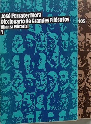 Image du vendeur pour Diccionario de grandes filsofos mis en vente par Librera Alonso Quijano