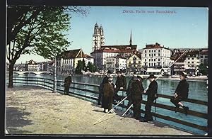 Ansichtskarte Zürich, Partie vom Bauschänzli