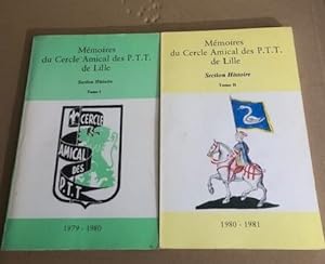 Memoires du cercle amical de P.T.T. de lille / section histoire / 2 tomes