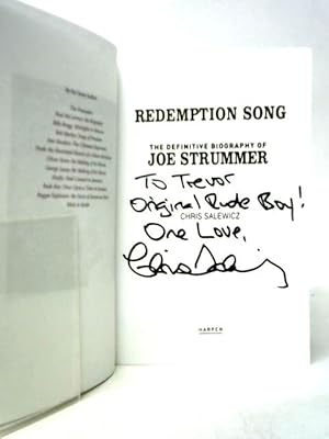 Seller image for Redemption Song: The Definitive Biography of Joe Strummer for sale by World of Rare Books