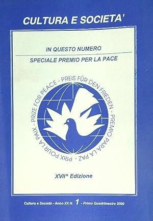 Seller image for Cultura e societa' Anno XX N. 1/Maggio 2000 for sale by Librodifaccia
