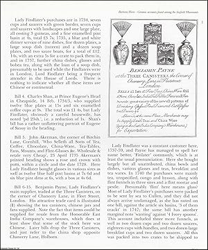 Bild des Verkufers fr Ceramic Accounts Found among The Seafield Muniments. An original article from the English Ceramic Circle, 2002. zum Verkauf von Cosmo Books