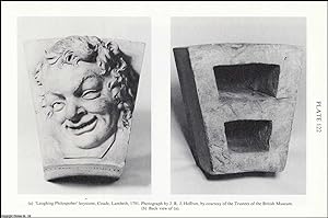 Seller image for Some Recent Research on Coade Stone. An original article from the English Ceramic Circle, 1986. for sale by Cosmo Books