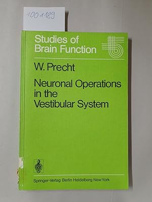 Bild des Verkufers fr Neuronal Operations in the Vestibular System (Studies of Brain Function, 2, Band 2) zum Verkauf von Versand-Antiquariat Konrad von Agris e.K.