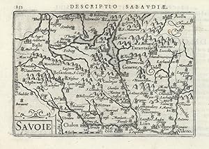 Descriptio Sabavdiae / Savoie [Savoie or Savoy]