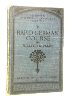 Image du vendeur pour A Rapid German Course mis en vente par World of Rare Books