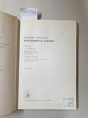 Seller image for Current Topics In Developmental Biology : Volume 6 : (Einband foliert) : for sale by Versand-Antiquariat Konrad von Agris e.K.