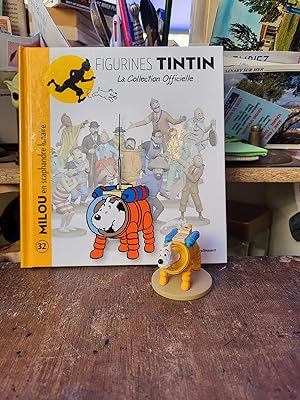 Figurine Tintin n°32- Milou en scaphandre lunaire