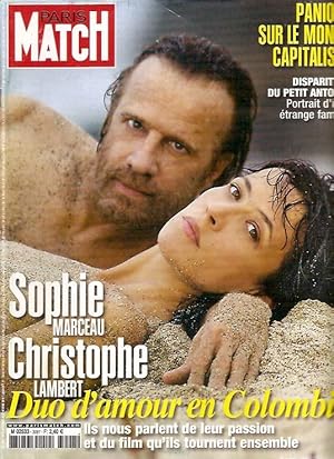 Image du vendeur pour Paris match 3097 Sophie Marceau Christophe Lambert mis en vente par Librairie La cabane aux bouquins