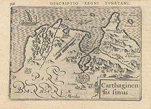Descriptio Regni Tunetani / Carthaginensis sinus [The Kingdom of Tunis & the Gulf of Carthage]
