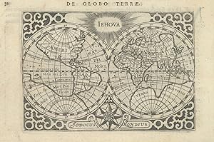 De Globo Terrae / Iehova [The World in hemispheres]