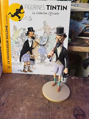 Figurine Tintin n°38- Le professeur Silicone au pinceau
