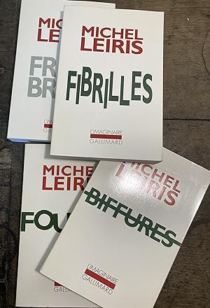 Image du vendeur pour La Rgle du Jeu : 4 volumes. Biffures - Fourbis - Fibrilles - Frle bruit. mis en vente par Mouvements d'Ides - Julien Baudoin