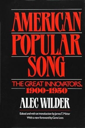 Immagine del venditore per American Popular Song: The Great Innovators, 1900-1950 venduto da WeBuyBooks