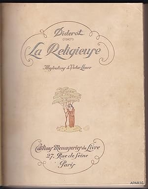 Image du vendeur pour LA RELIGIEUSE. Illustrations de Victor LHUER mis en vente par Apart