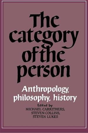 Immagine del venditore per The Category of the Person: Anthropology, Philosophy, History venduto da WeBuyBooks