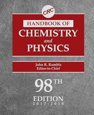 Bild des Verkufers fr CRC Handbook of Chemistry and Physics, 98th Edition zum Verkauf von Rheinberg-Buch Andreas Meier eK
