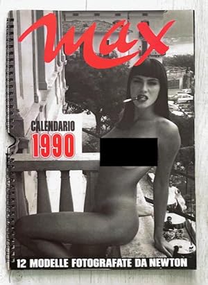 Bild des Verkufers fr HELMUT NEWTON 1990 Calendar (No Magazine) FIRST CALENDAR EVER zum Verkauf von Magscorner