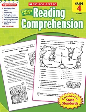 Bild des Verkufers fr Scholastic Success With Reading Comprehension, Grade 4 zum Verkauf von WeBuyBooks 2