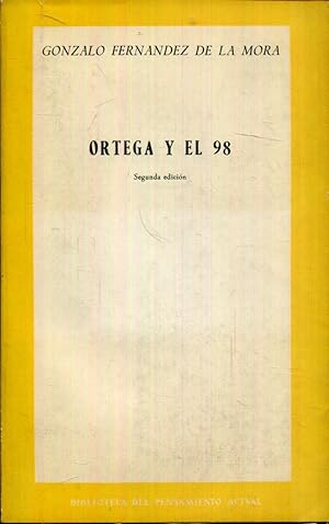 Imagen del vendedor de Ortega y el 98 a la venta por Rincn de Lectura