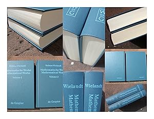 Immagine del venditore per Helmut Wielandt: Mathematische Werke / Mathematical Works. Edited by Bertram Huppert and Hans Schneider. Erster und zweiter Band (komplett). Volume 1: Group Theory. Volume 2: Linear Algebra and Analysis. Beitrge in deutscher und englischer Sprache. Jeder Band mit Frontispiz Wielandts. Erstausgaben. venduto da Versandantiquariat Abendstunde