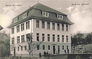 Postkarte Carte Postale 13974270 Egliswil AG Neues Schulhaus