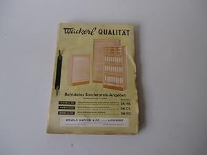 Katalog Büromöbel Konrad Wackerl & CO.Augsburg 1956