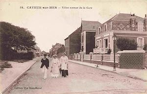 Postkarte Carte Postale 13974040 Cayeux-sur-Mer 80 Somme Villas avenue de la Gare