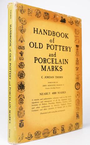 Immagine del venditore per Handbook of Old Pottery and Porcelain Marks venduto da 32.1  Rare Books + Ephemera, IOBA, ESA