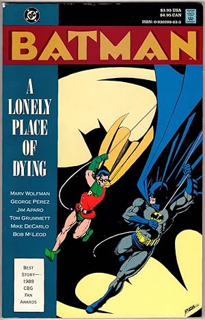 Seller image for Batman: A Lonely Place of Dying for sale by Recycled Books & Music