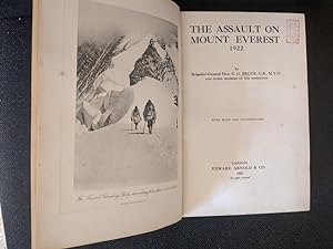 Immagine del venditore per THE ASSAULT ON MOUNT EVEREST 1922 venduto da rarebooksetc
